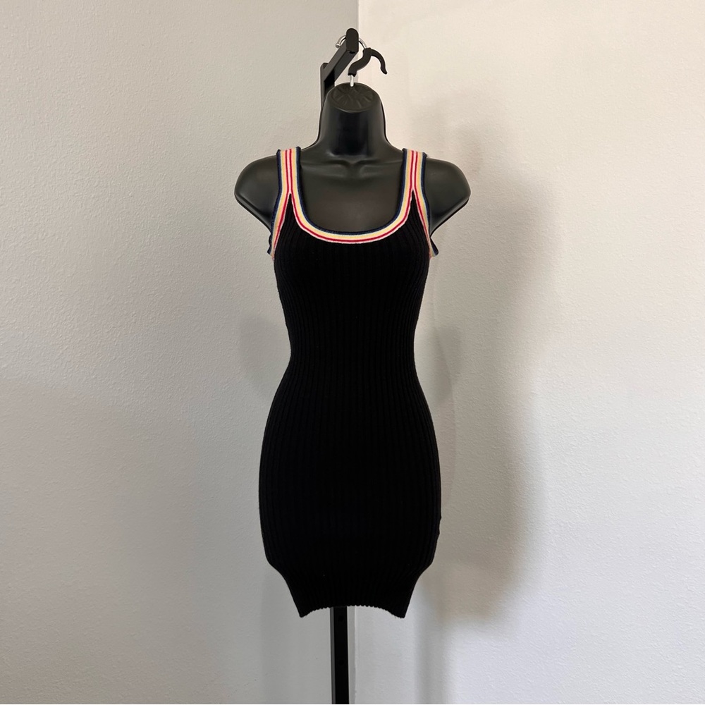 Slinky Black Tank Dress 🌈